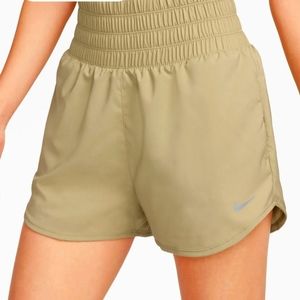 Nike One Women's Dri-FIT Ultra High-Waisted 3" Brief-Lined Shorts Neutral Olive
